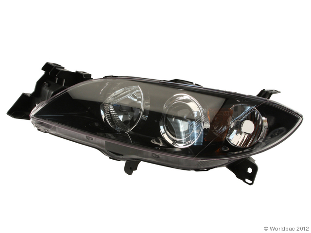 Foto de Conjunto de Faros Delanteros para Mazda 3 2004 2005 2006 2007 2008 2009 Marca Tyc Nmero de Parte W0133-1920985