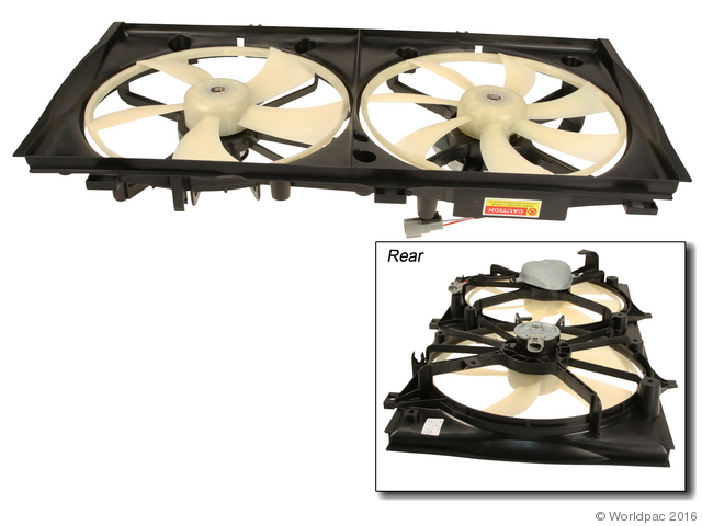 Foto de Motor del ventilador de enfriado para Toyota Camry 2010 2011 2009 2008 2007 Marca Tyc N�mero de Parte W0133-2048636