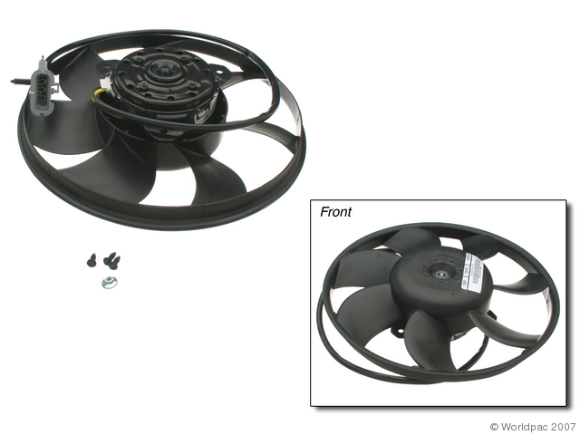 Foto de Ventilador de enfriamiento del motor para Mercedes-Benz ML320 Mercedes-Benz ML350 Mercedes-Benz ML430 Marca Valeo Nmero de Parte W0133-1611999