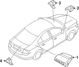 Foto de Sensor Angulo de Direcci�n Original para Volvo Marca VOLVO N�mero de Parte 31264467