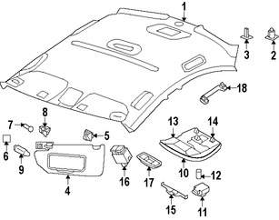 Foto de Luz de mapa Original para Volvo S80 Volvo  Volvo S60 Volvo V70 Volvo XC70 Marca VOLVO N�mero de Parte 39823153
