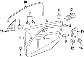 Foto de Switch de Bloqueo de la Perta Original para Volvo S80 Volvo XC70 Volvo  Volvo V70 Marca VOLVO N�mero de Parte 30710476