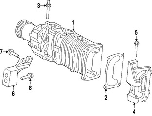 Foto de Supercargador / Supercharger Original para Volvo Marca VOLVO Nmero de Parte 36010125