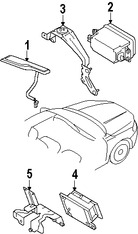 Foto de Soporte de Modulo de Control de GPS Original para Volvo V70 2008 Volvo S80 2007 2008 2009 Volvo XC70 2008 Marca VOLVO N�mero de Parte 30669243
