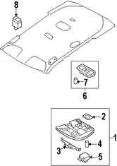 Foto de Luz de mapa Original para Volvo  2010 Volvo XC70 2008 2009 2010 Marca VOLVO N�mero de Parte 39806295