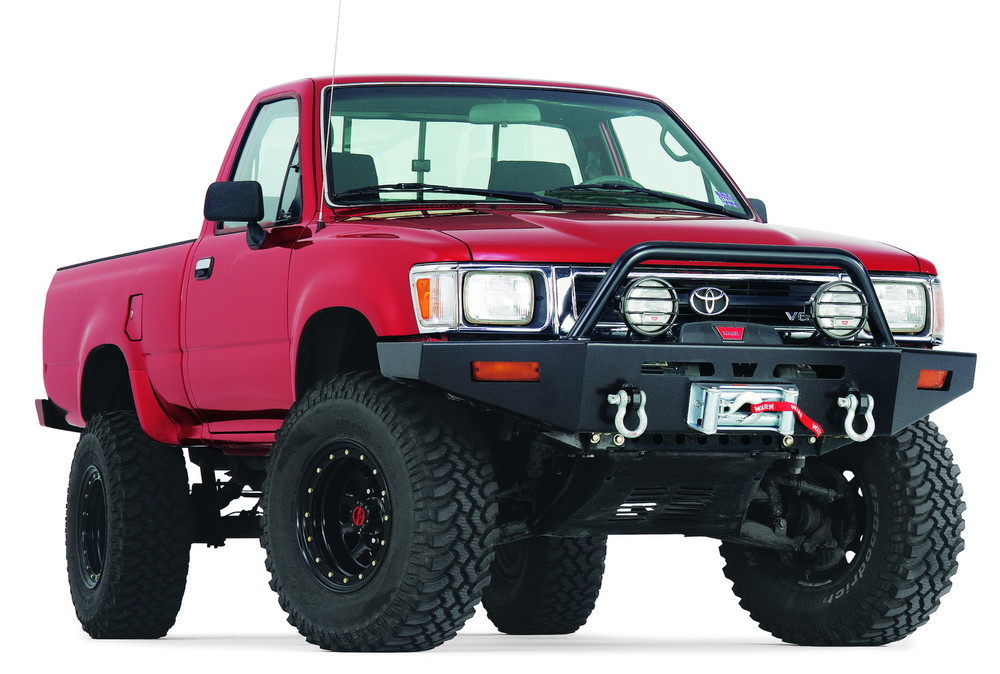 Foto de Parachoque Rock Crawler Front para Toyota Pickup 1989 1990 1991 1992 1993 1994 1995 Marca WARN WINCH Nmero de Parte 68450