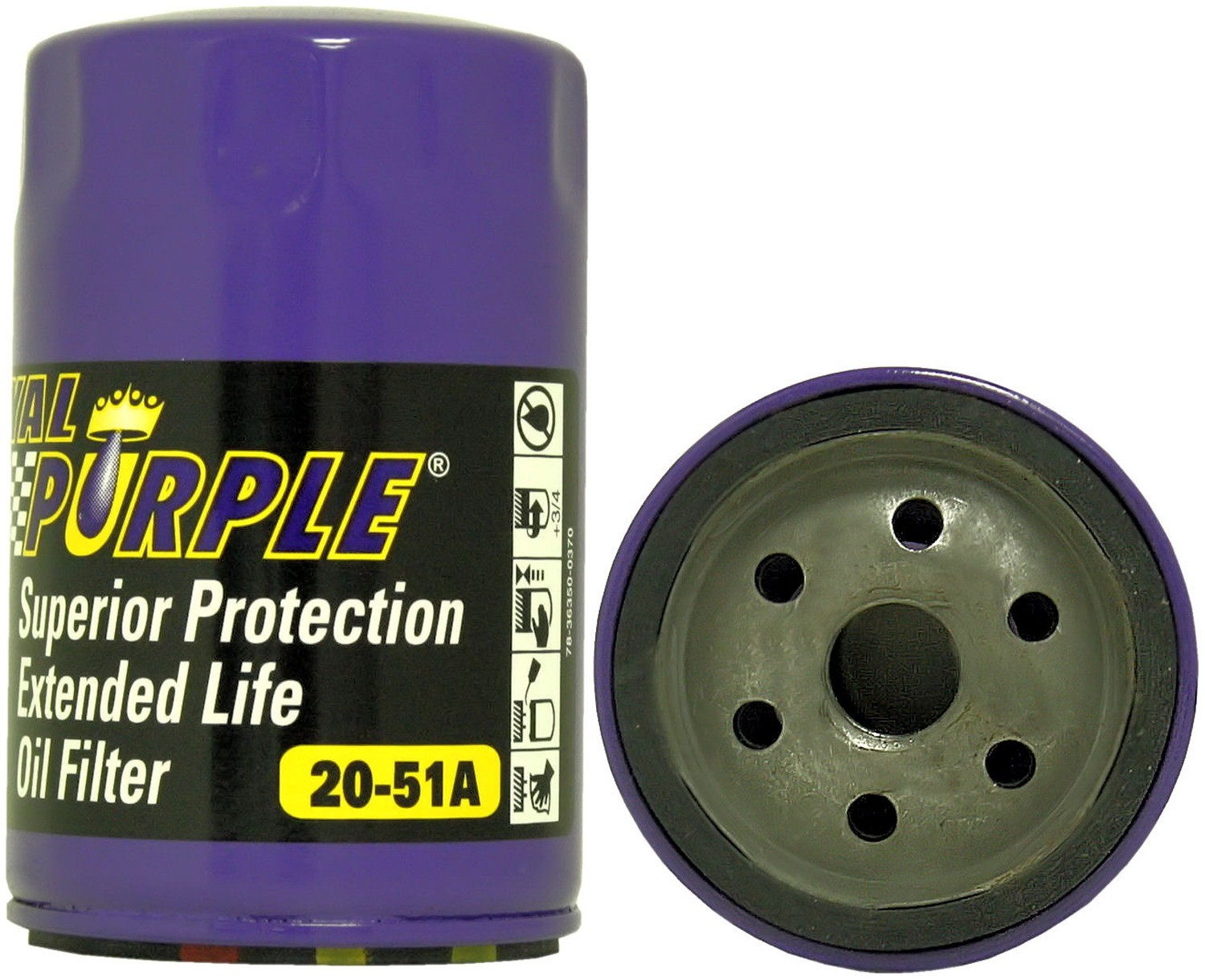 Foto de Filtro de aceite del Motor para Chevrolet S10 1995 Marca ROYAL PURPLE Nmero de Parte 20-51A