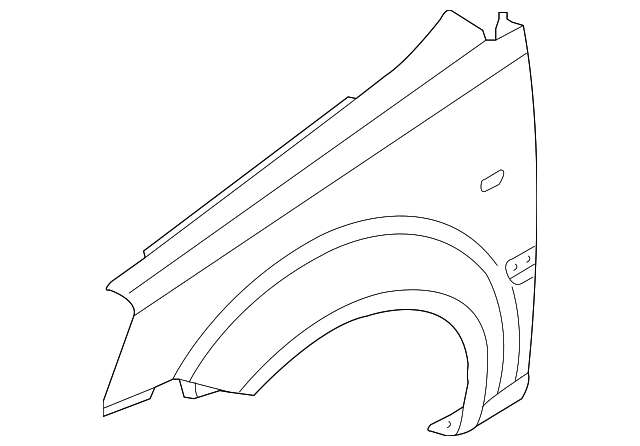 Foto de Guardafangos para Hyundai Accent 2006 2007 2008 2009 2010 2011  ORIGINAL parte# 66311-1E300