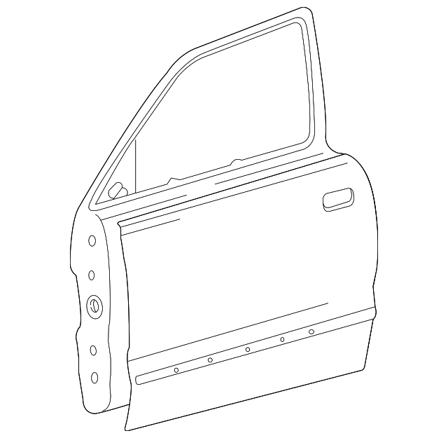 Foto de Carcasa de puerta para Hyundai Accent 2000 2001 2002 2003 2004 2005  ORIGINAL parte# 76004-25011
