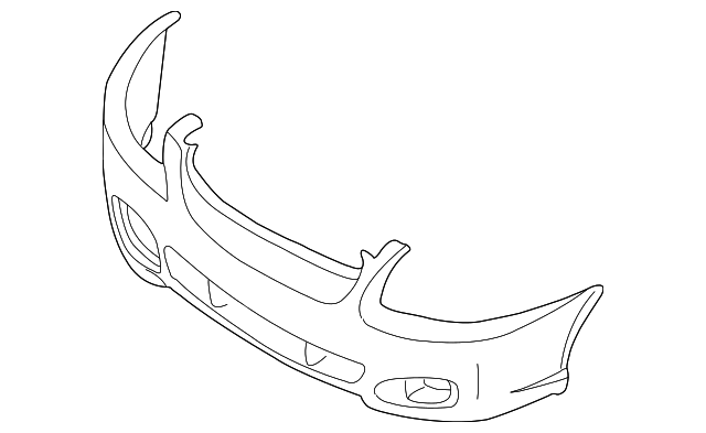 Foto de Cubierta del parachoques para Hyundai Accent 2000 2001 2002  ORIGINAL parte# 86510-25010