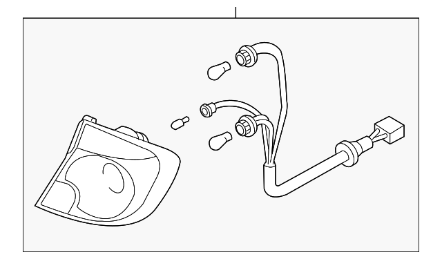 Foto de Conjunto de luz trasera para Hyundai Accent 2003 2004 2005  ORIGINAL parte# 92401-25520