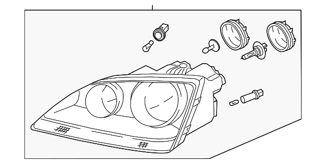 Foto de Conjunto de Faros Delanteros para Kia Sorento 2005 2006  ORIGINAL parte# 92101-3E140