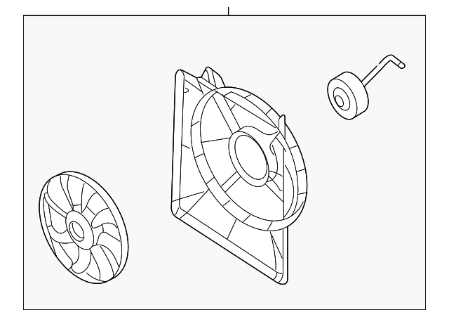 Foto de Montura de ventilador de enfriado de motor para Kia Sedona 2006 2007 2008 2009 2010  ORIGINAL parte# 97730-4D900